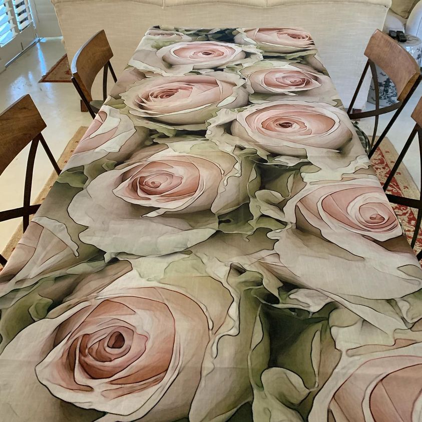 Tablecloth in Vintage Rose