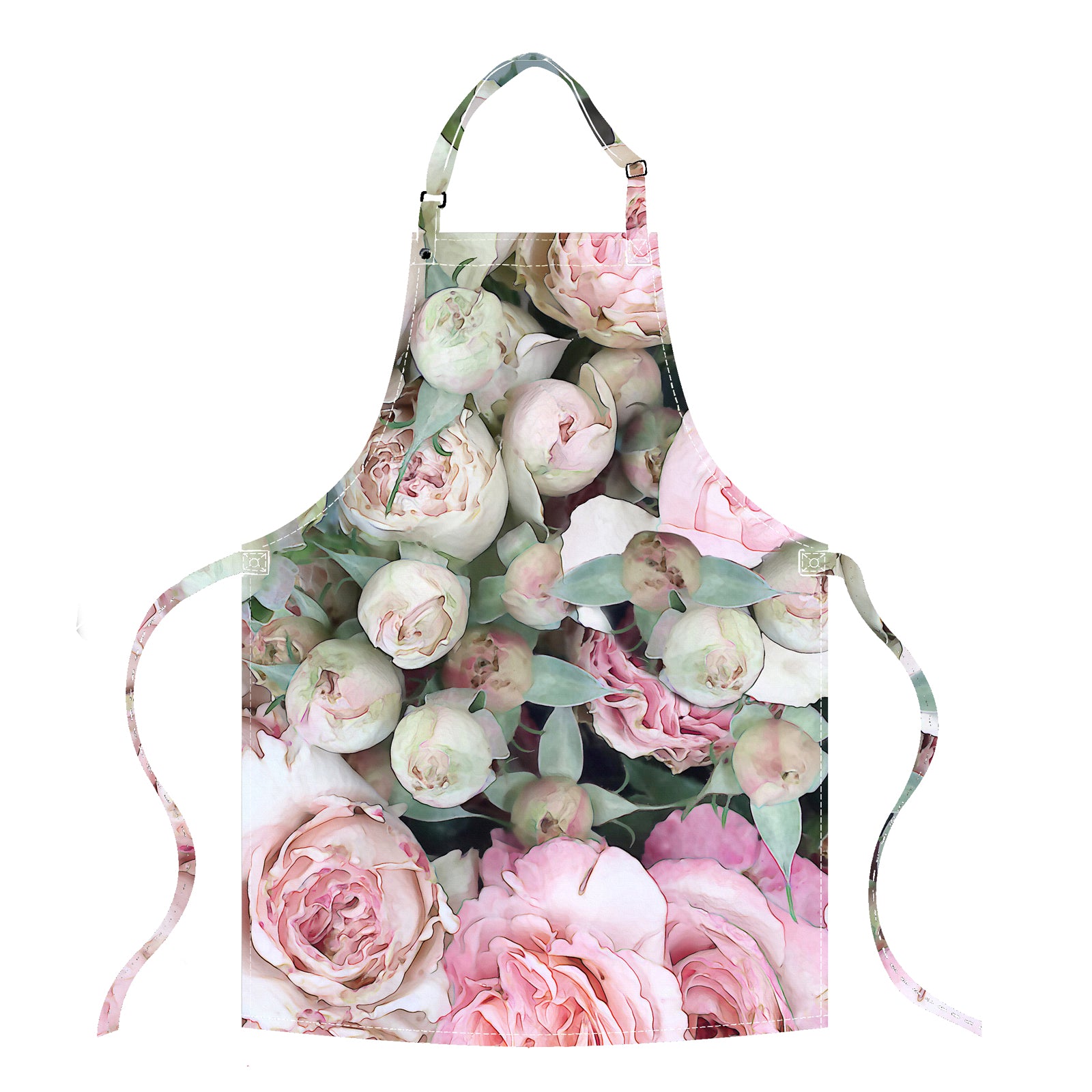 Apron in Soft Pink Rose