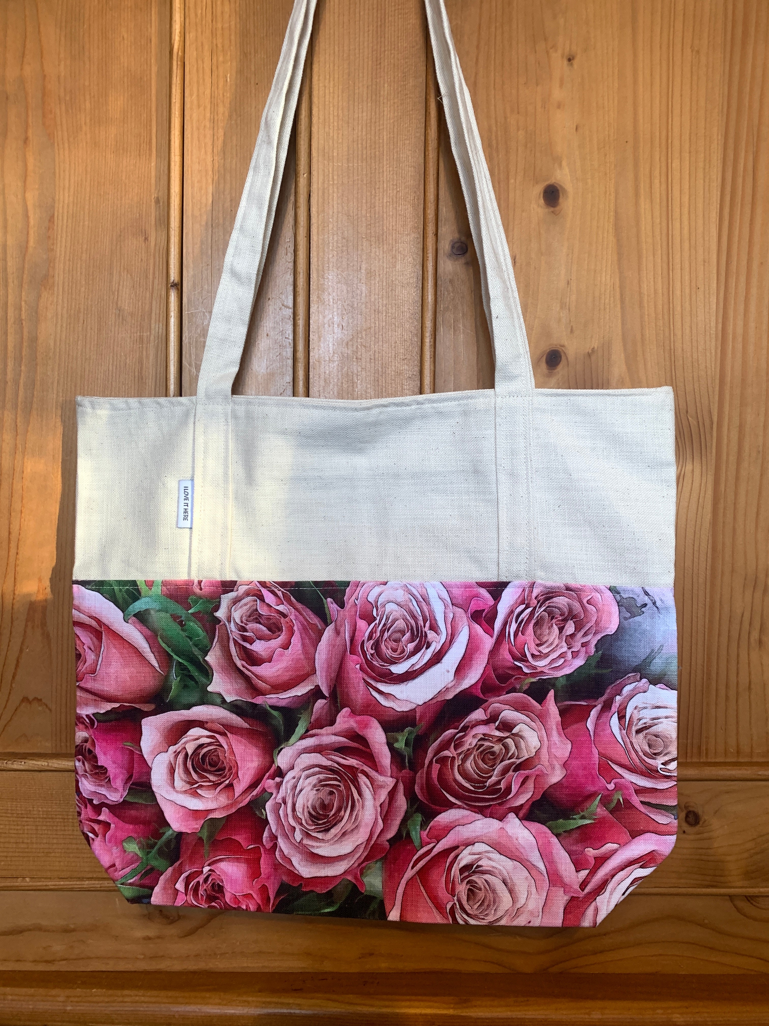 Tote in Dark Pink Rose