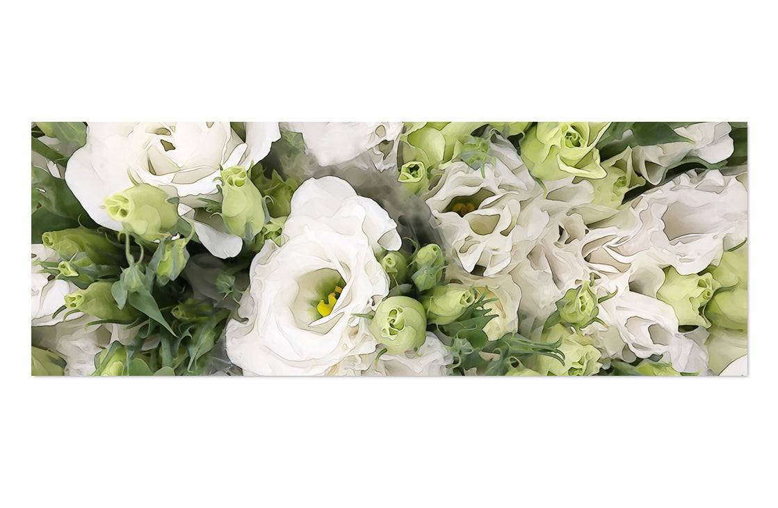 Table Runner in Ranunculus Green