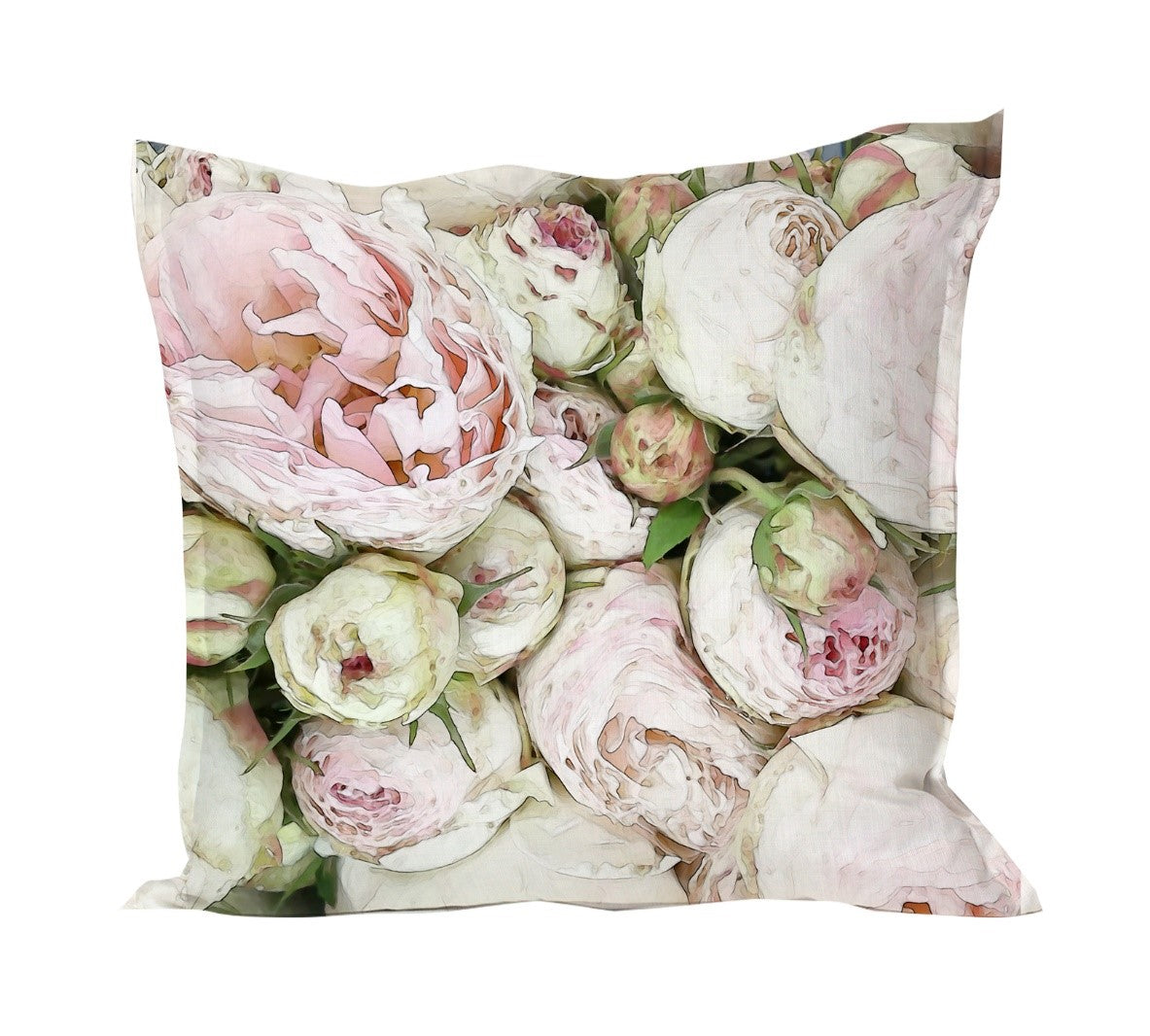 Cushion cover in Pink Peony