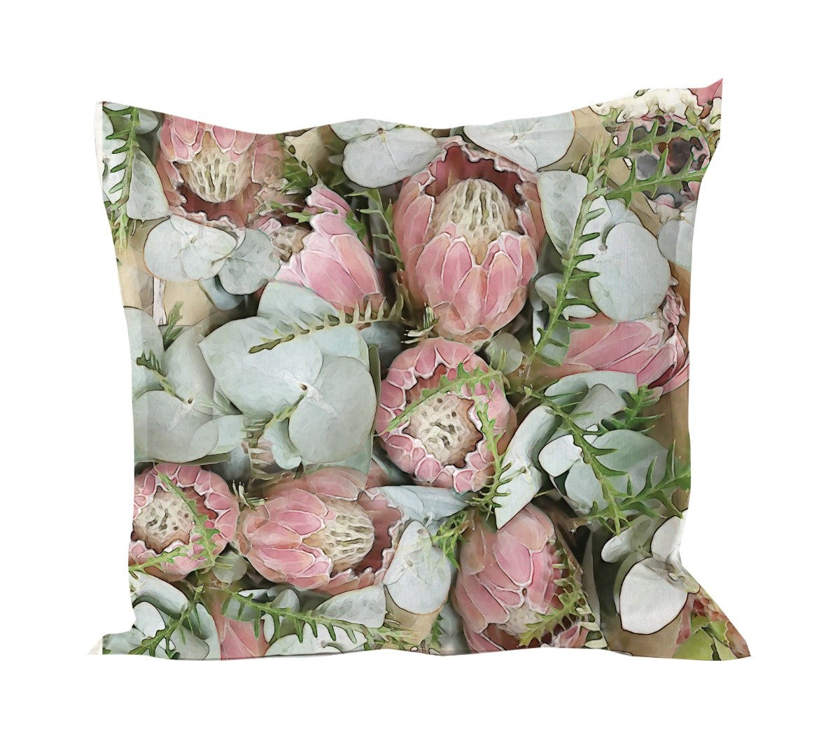 Cushion cover in Soft Pink Protea