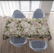 Tablecloth in Peony Pink