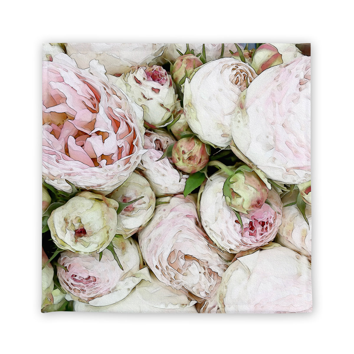 Facial Flannel in Pink Peony