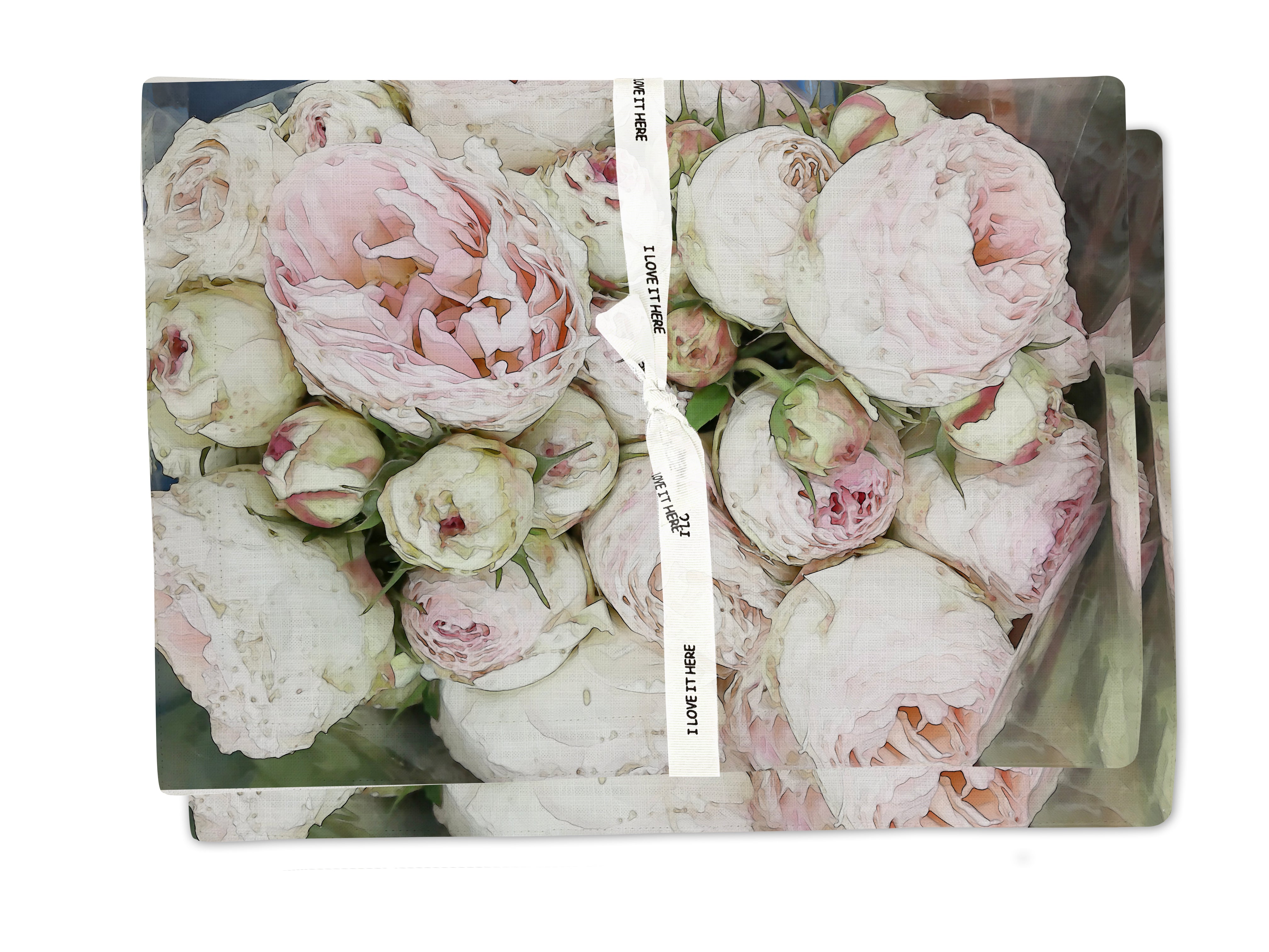 Placemat (set of 4) in Pink Peony
