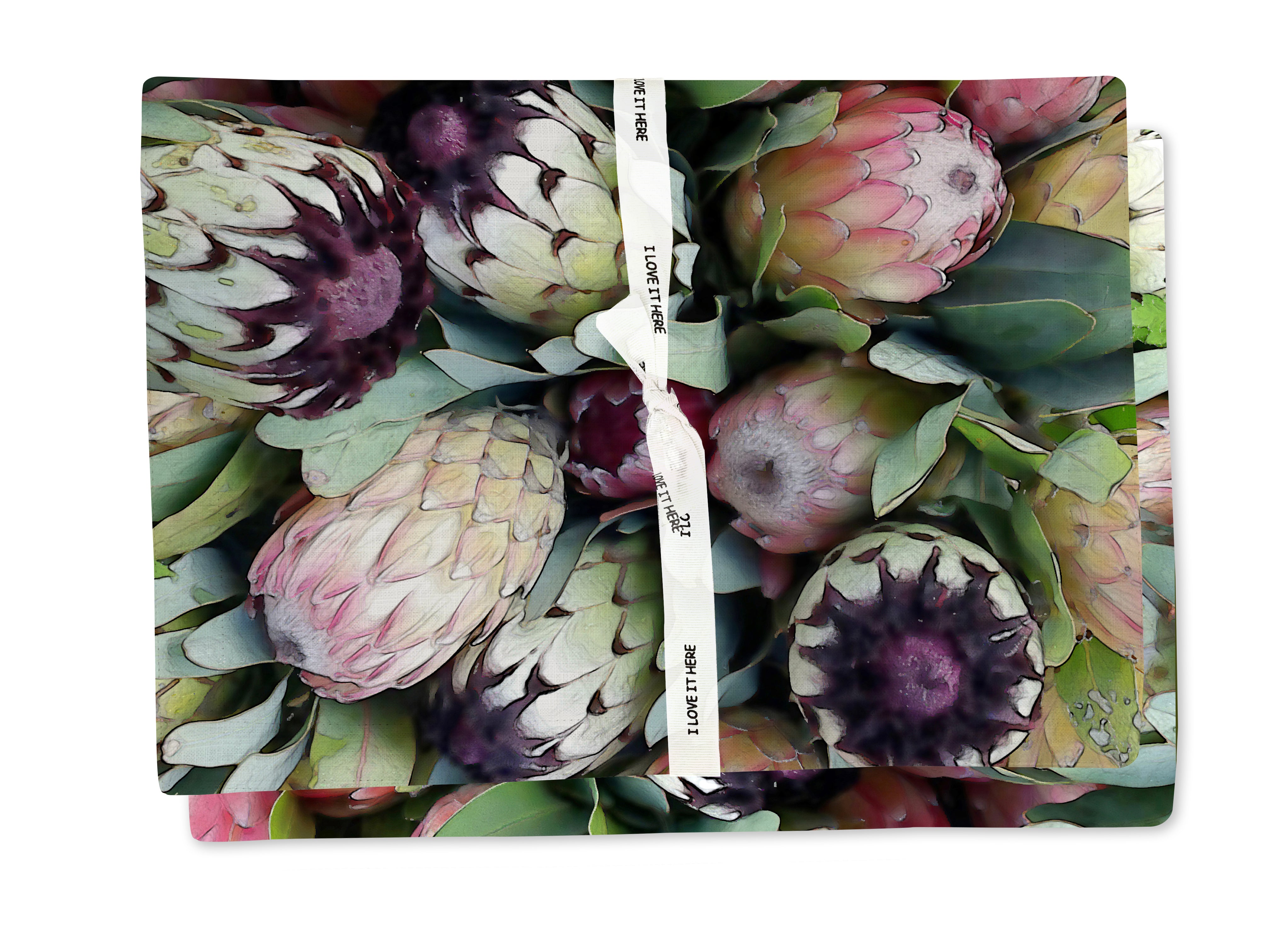 Placemat (set of 4) in Busy Protea