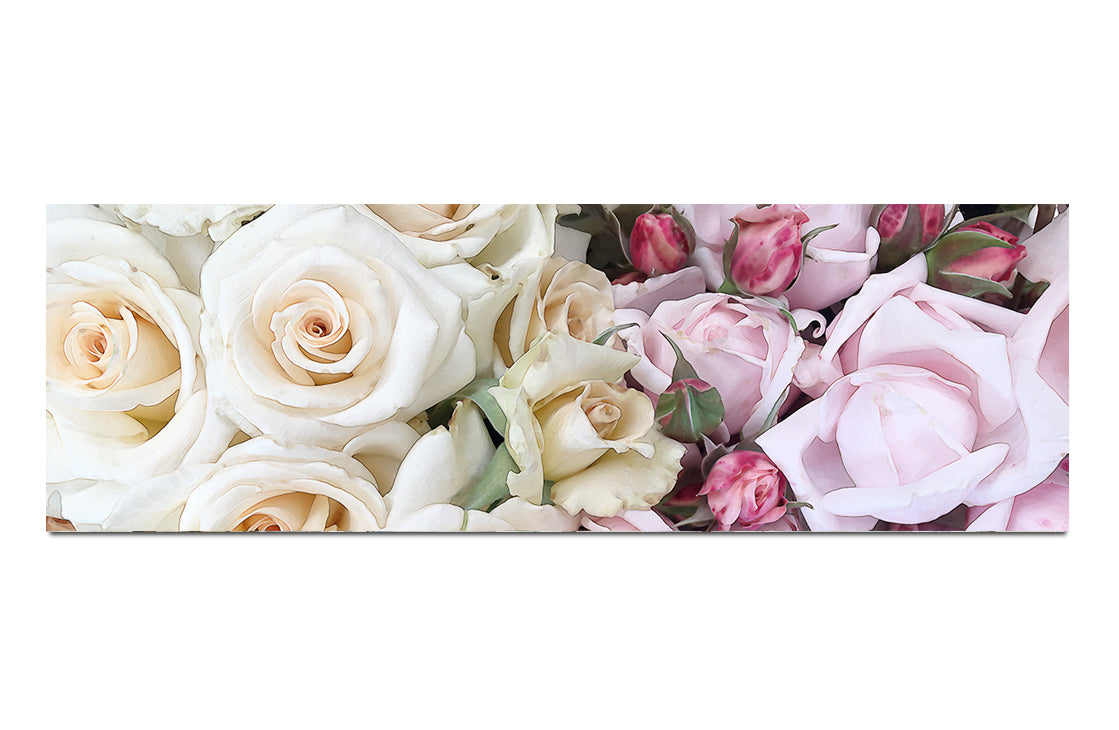 Table Runner in Rose in Cream