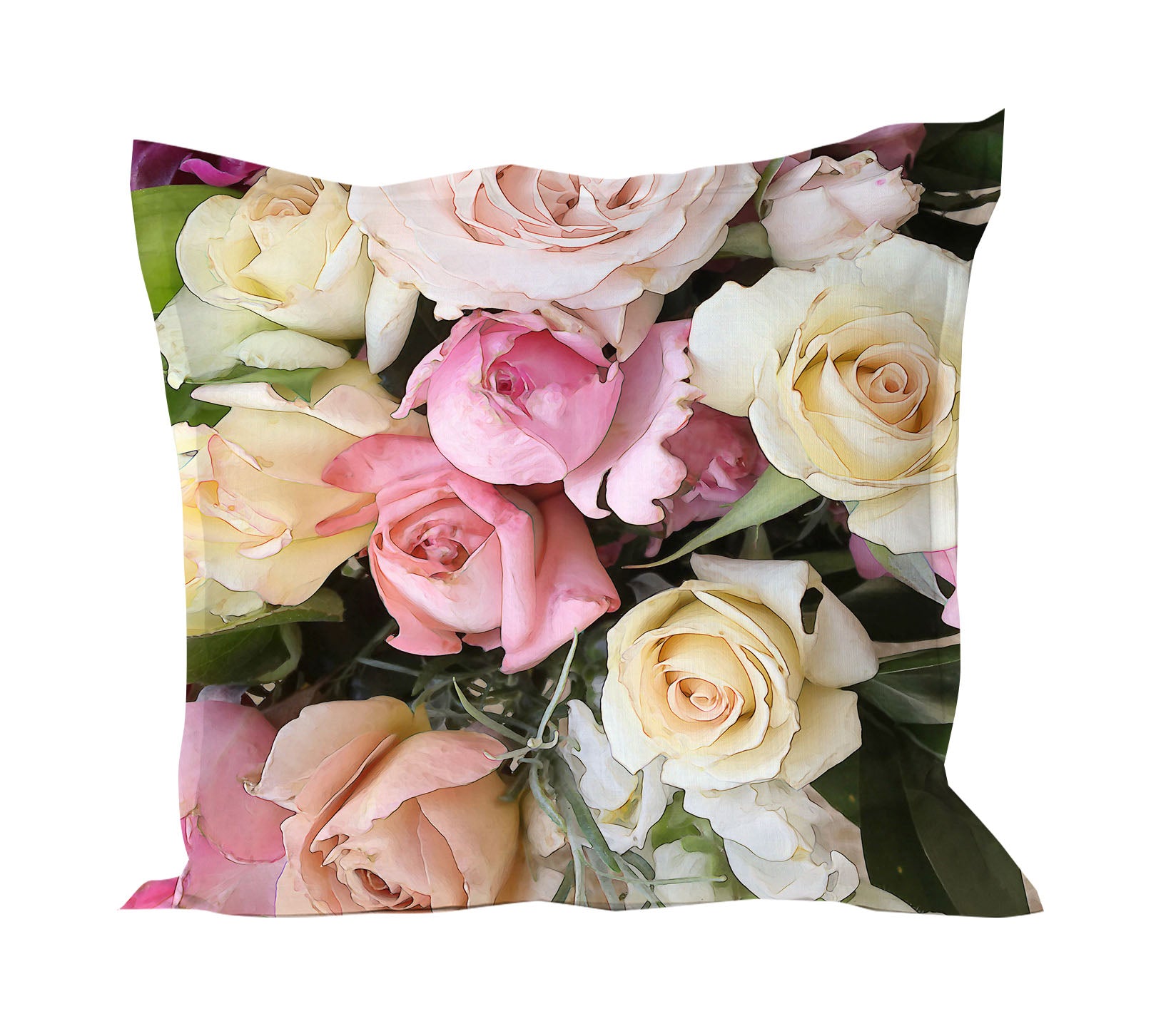 Cushion cover in Rose Garden