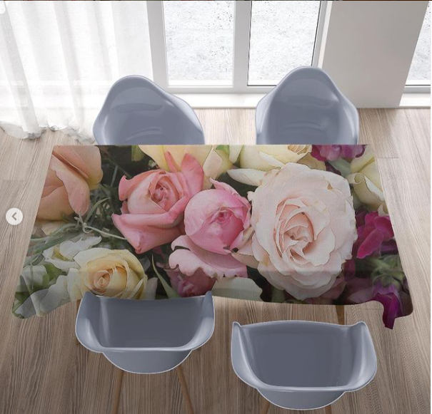 Tablecloth in Rose Garden