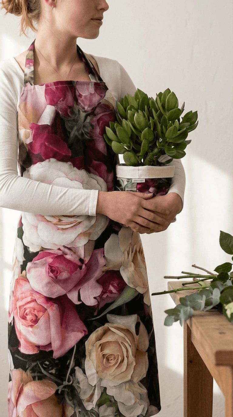 Apron in Rose Garden