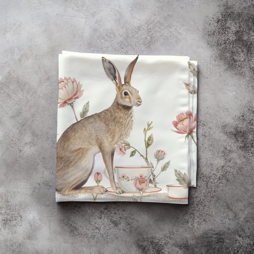 Scrub hare Tea party  Napkin set of 4