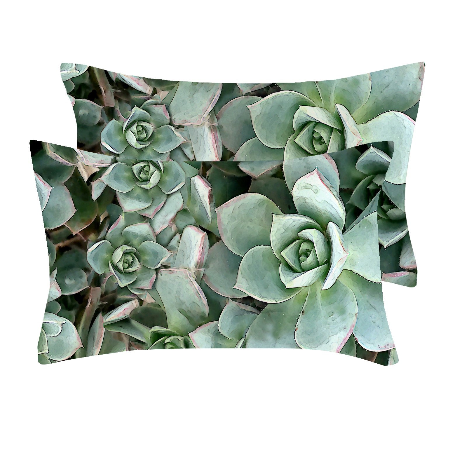 Satin Pillowcases in Succulent Green