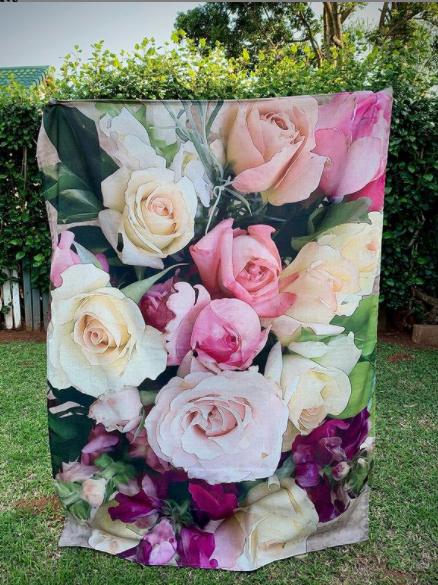 Tablecloth in Rose Garden
