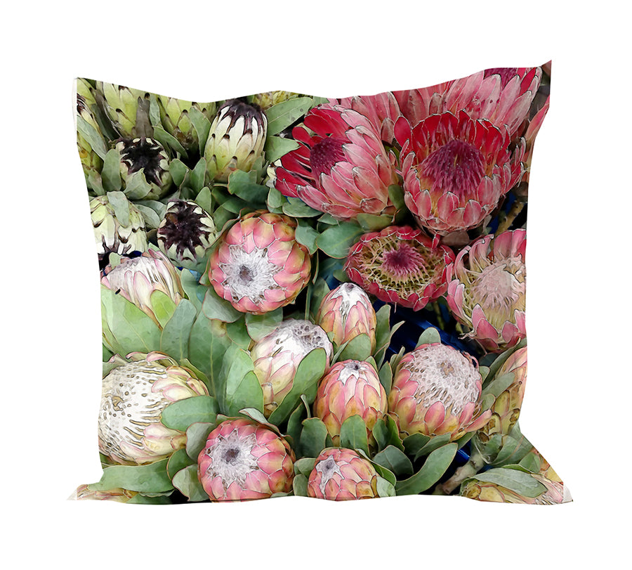 Cushion cover in Protea Bunch