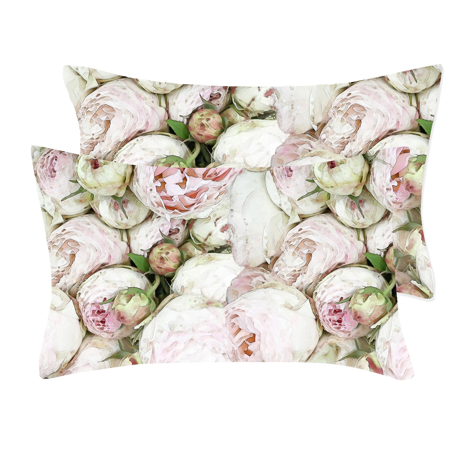 Satin Pillowcases in Peony Pink